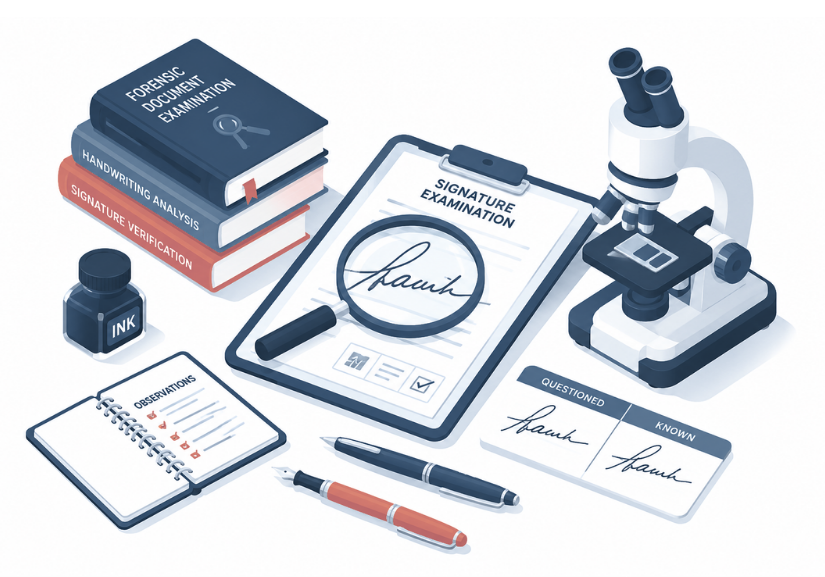 Signature Forensic Examination near me - Proaxis Solutions